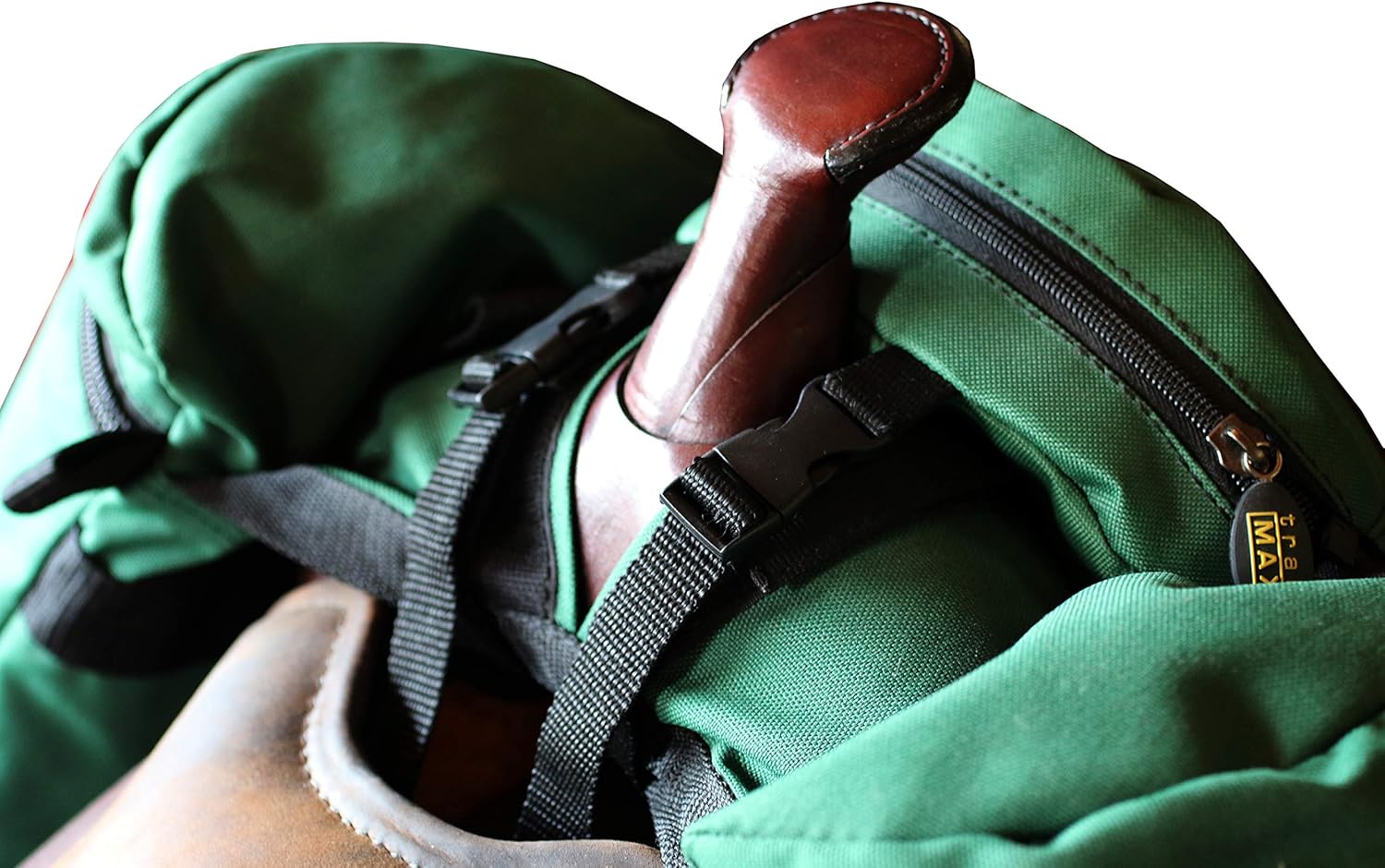 TrailMax Horn Saddle Bag & Pommel Pocket Saddlebag Combo, one set of Horn Bags & one Pommel Pocket, Double-Stitched, 600-denier Polyester, Black : Sports & Outdoors