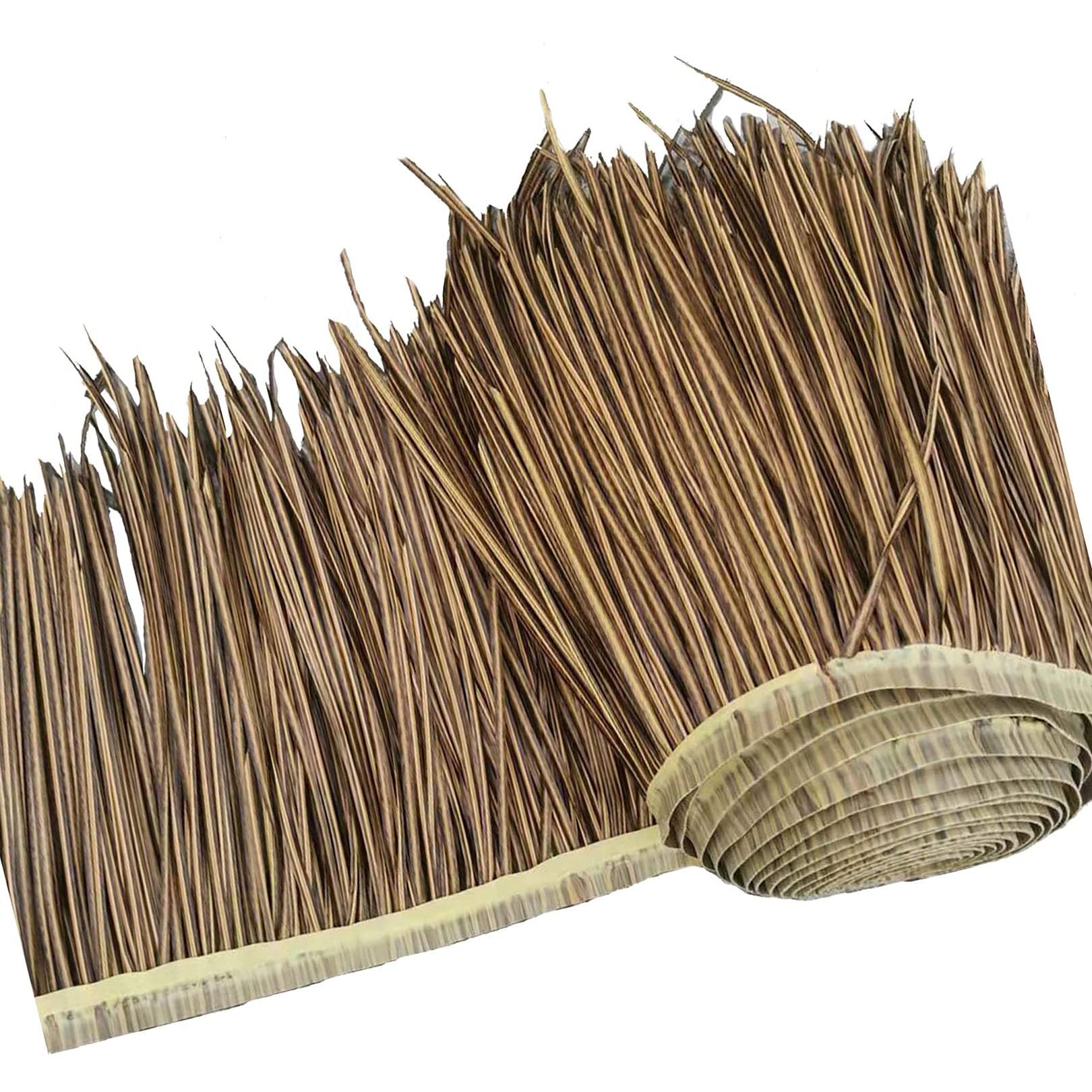 Słoma dachowa Palm Thatch Runner Roll Duck Blind Grass Meksykański styl Słoma Dach Dekoracje imprezowe(14 PCS)