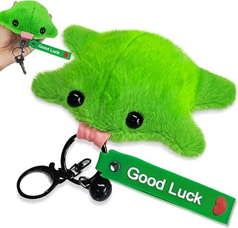 Frog Plush Keychain Cute Kawaii Keychain Bag Charms Accessories Novelty Stuffy Decor Car Keys Christmas Birthday New Year Gifts For Women