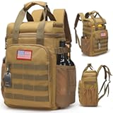Tactical Backpack Cooler&comma;Lunch Backpack for Men Adults Work with Handle，Soft Cooler Backpack Insulated Waterproof Leak Proof