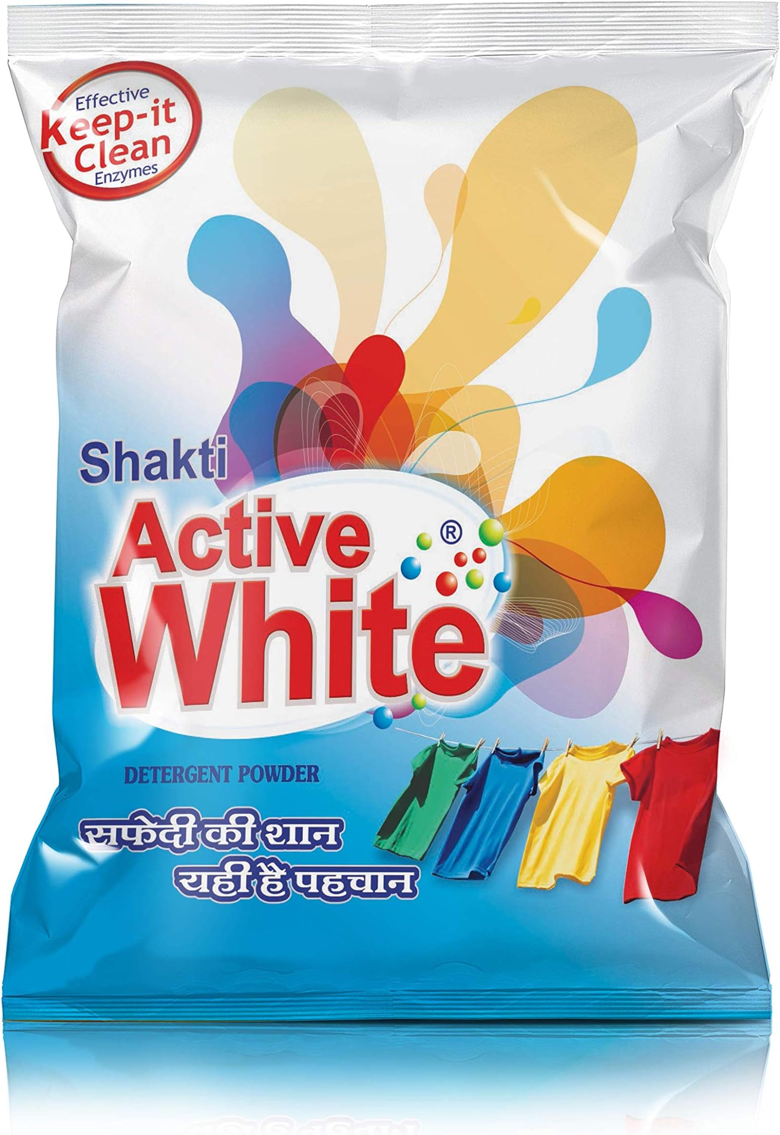 Shakti Active White Detergent Powder - 4kg Pack