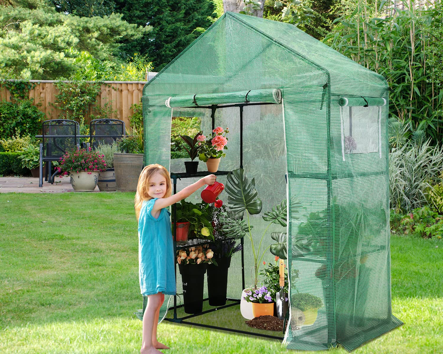 Cubierta de Pvc de 2 niveles para invernadero, Min... – Grandado