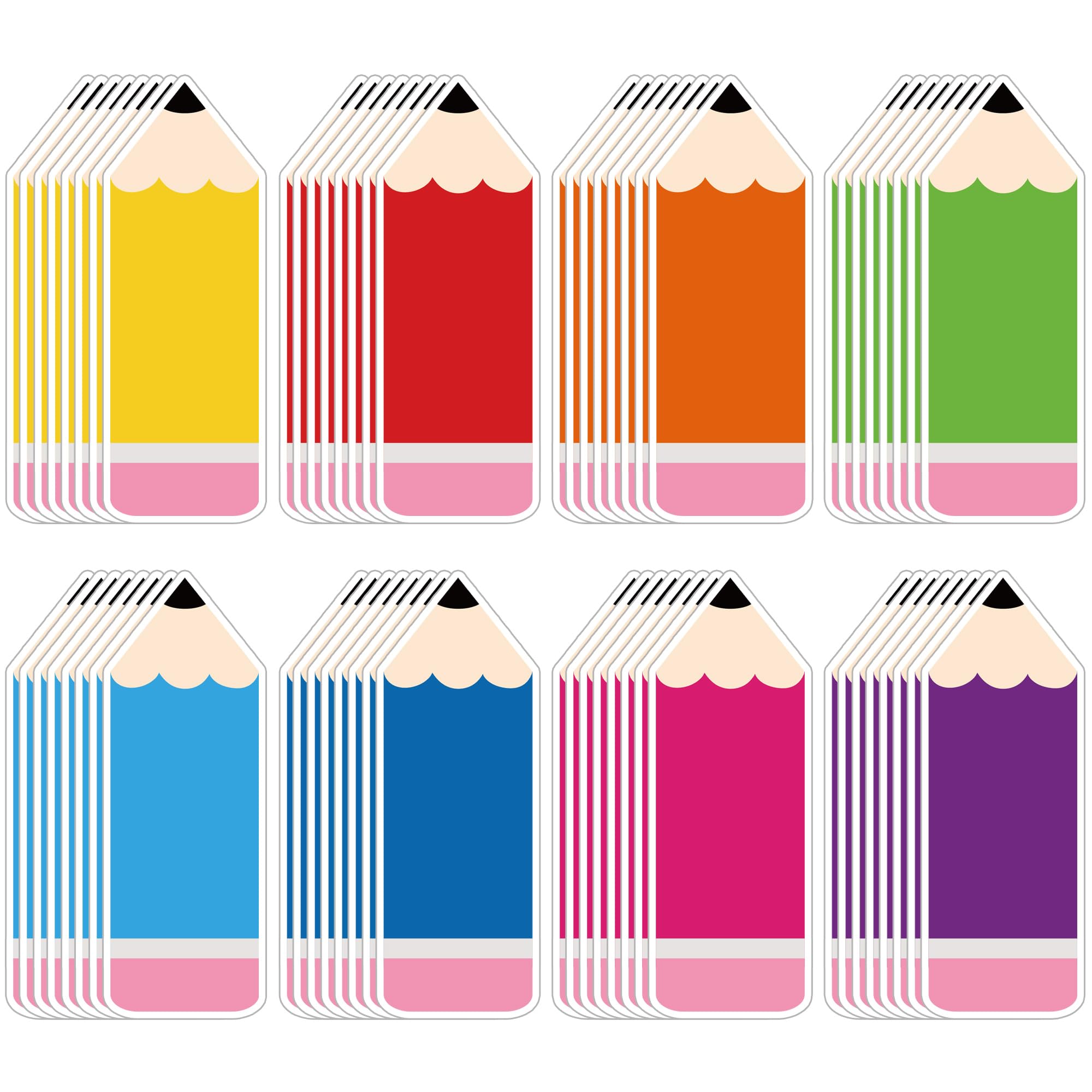 Découpes de crayons pour animer la classe et décorer les casiers des élèves à la rentrée
