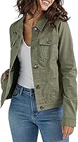 Wrangler Authentics Women's Stretch Denim Jacket - Classic Comfort, Timeless Style & Flexible Fit
