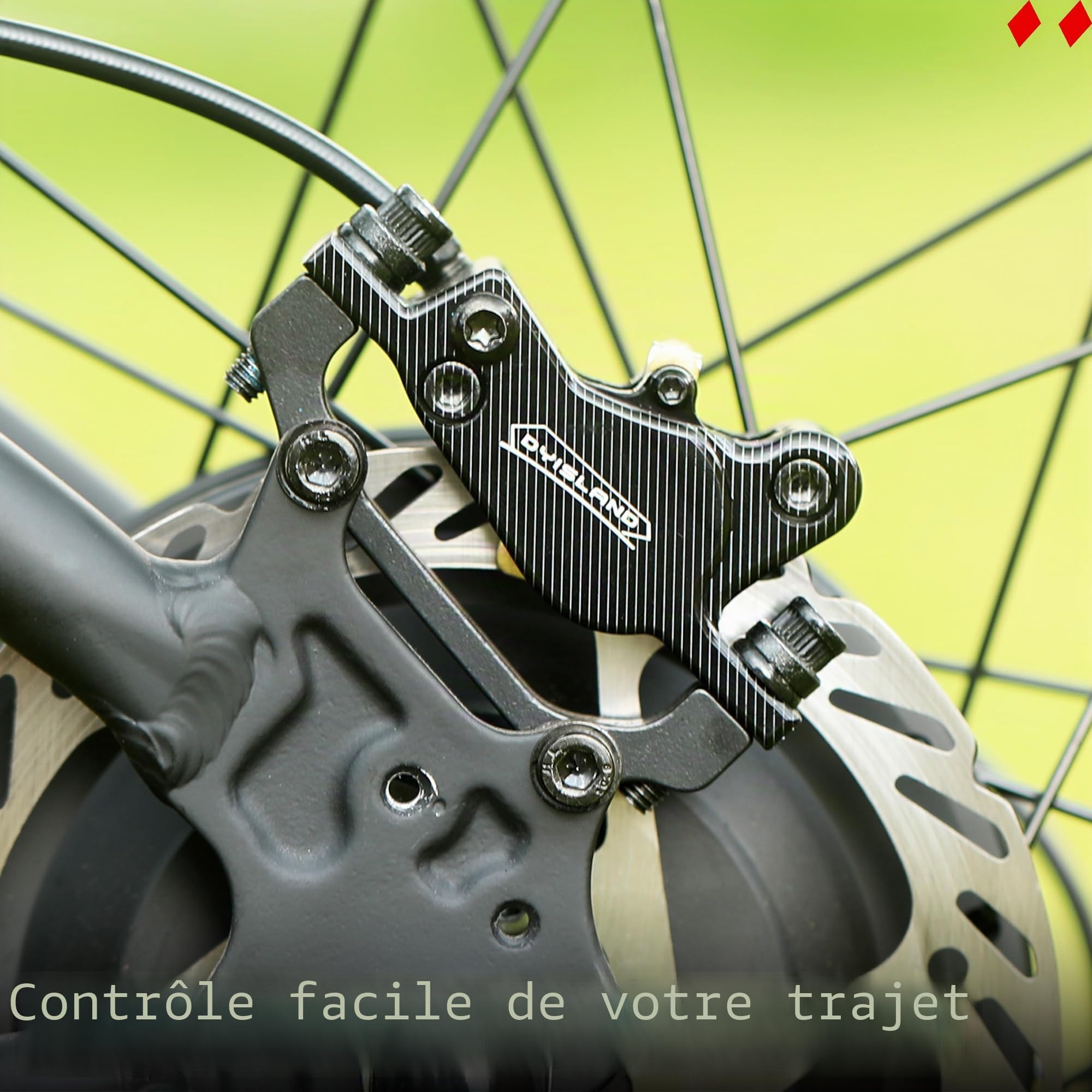 LD-200 Kit de Frein à Disque hydraulique à pour vélo électrique, kit de Frein hydraulique pour vélo électrique à, avec Outils de Montage et vis