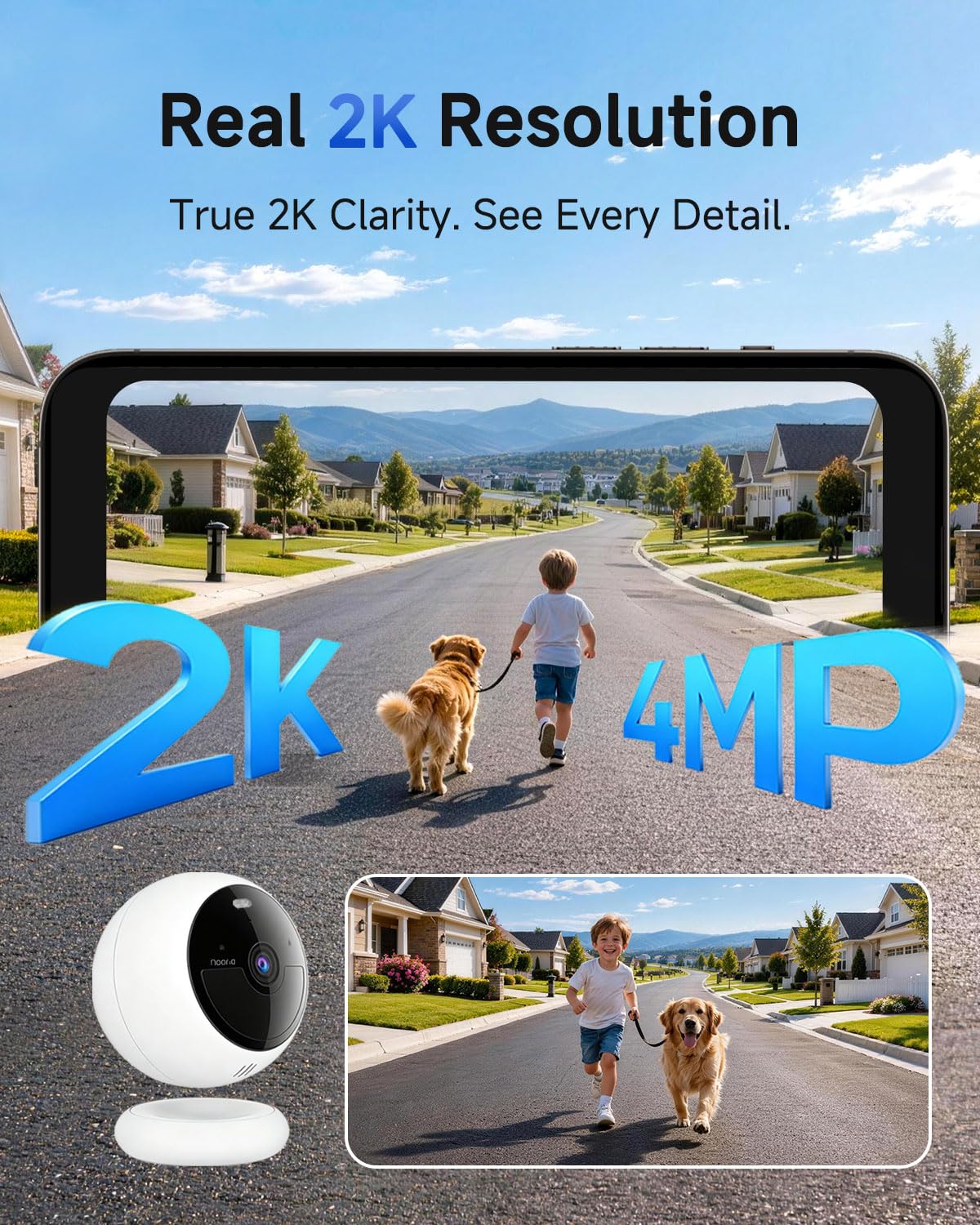 Noorio 2K Outdoor Security Camera Wireless, B210 Magnetic Camera — Amazon image 2