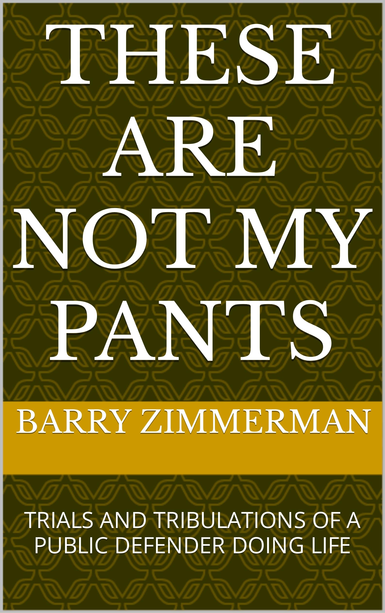 THESE ARE NOT MY PANTS: TRIALS AND TRIBULATIONS OF A PUBLIC DEFENDER DOING LIFE