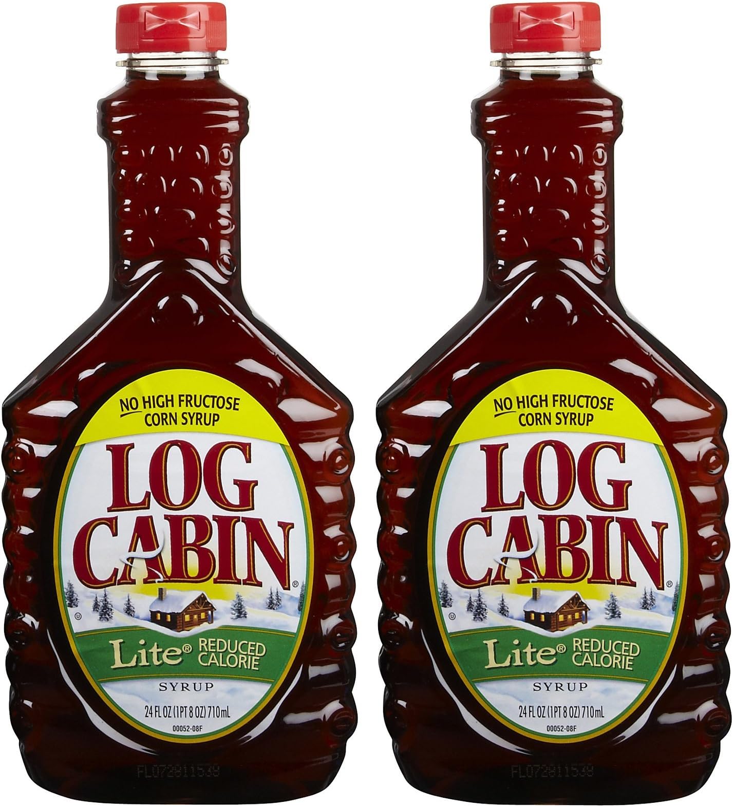 Log Cabin Lite Syrup - 24 oz - 2 pk
