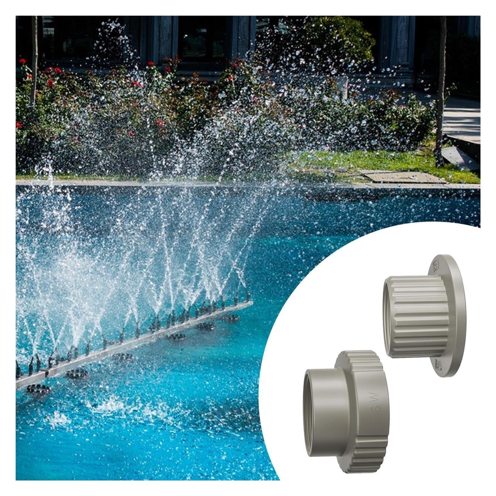 Kit adaptador de manguera de piscina ABS, conector rápido for fuente