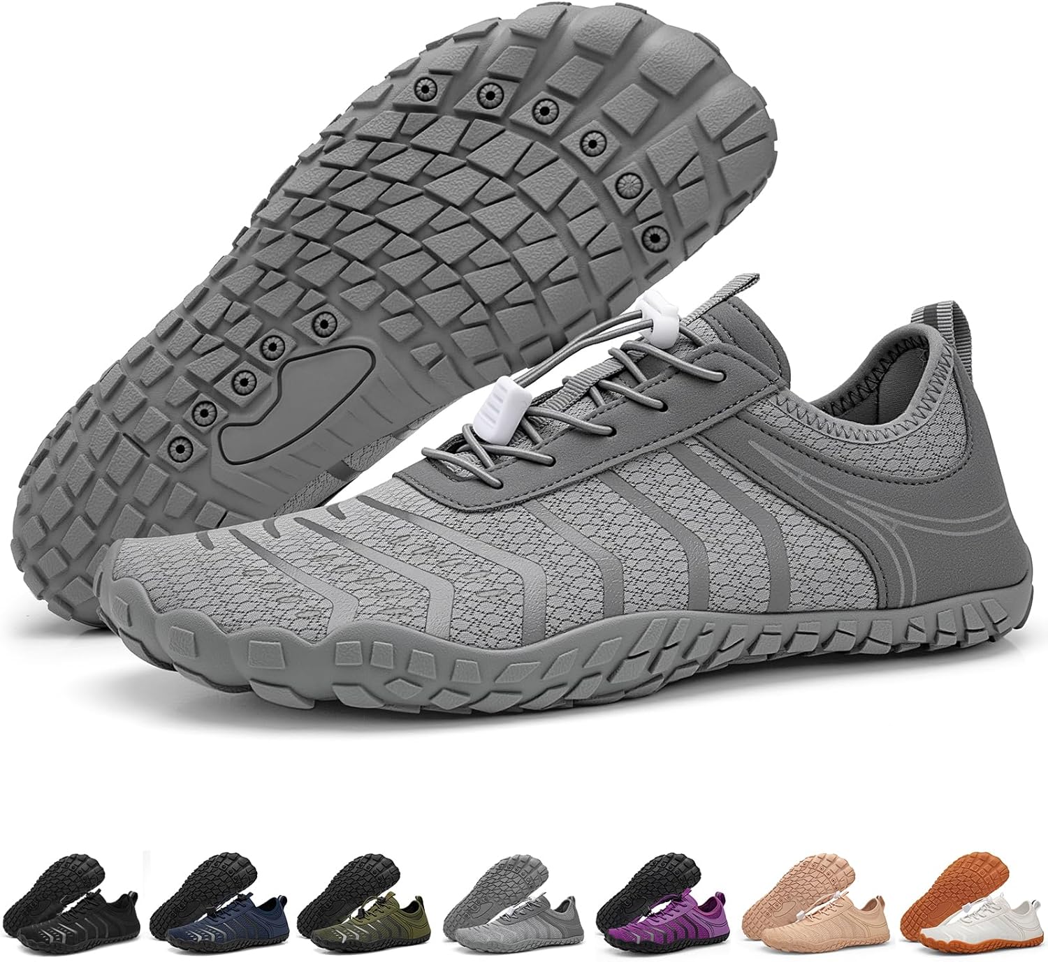 2026 New Hiking Barefoot Shoes Womens Mens Footwear,Wide Toe Box Water Shoe for Women Men,Zero Drop Comfortable & Non-Slip Barefoot Vitality Shoe Women's Athletic Footwear for Walking Hiking