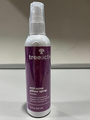 Miniatura 3 de TreeActiv - Espray de almohada antiacné, limpia sábanas, tela, ropa de cama, ropa, alfombras y muebles, aroma lavanda, árbol de té 4 fl oz (original)