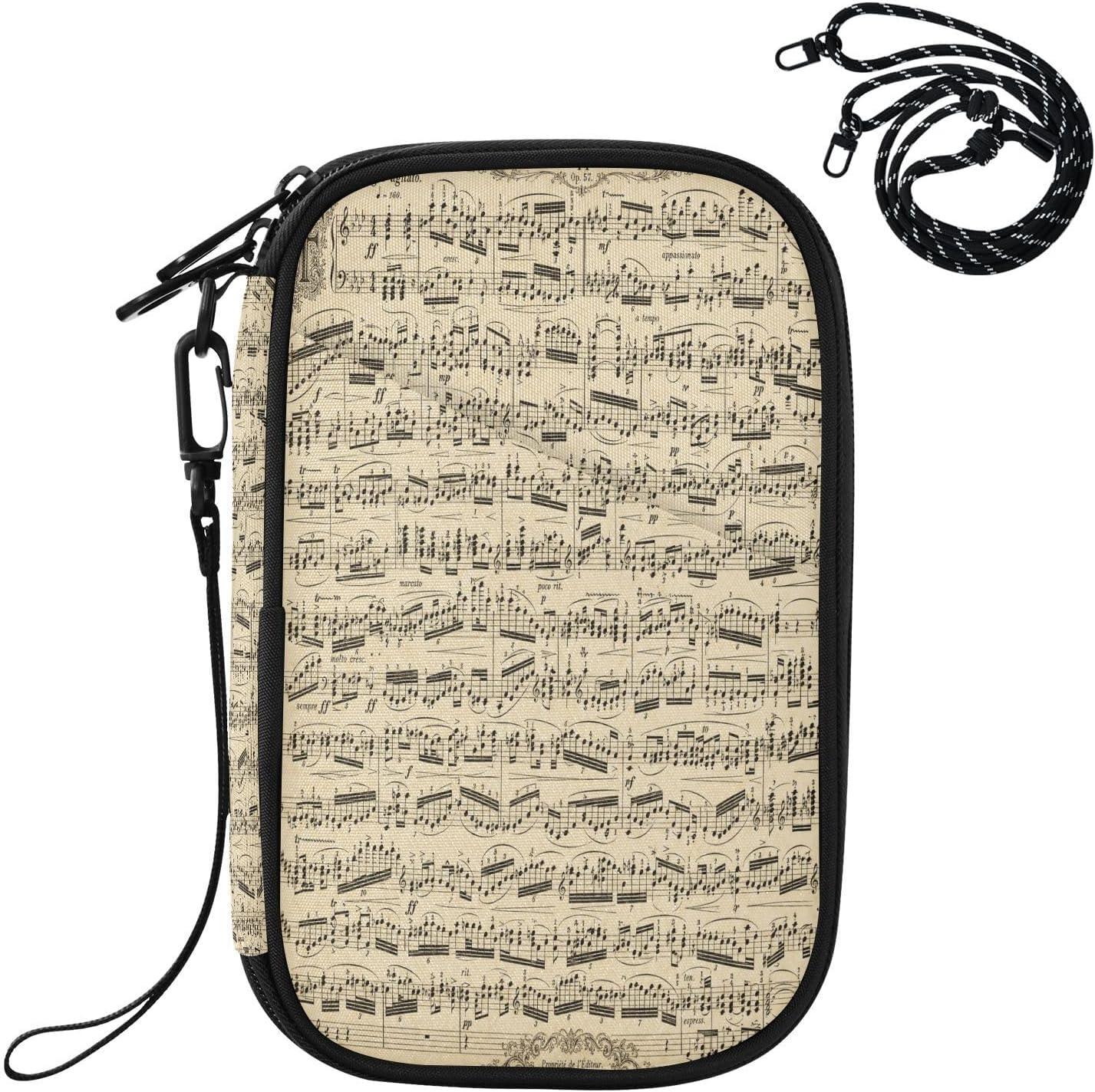 Music Note Passport Holder Wallet RFID Blocking for Vacation