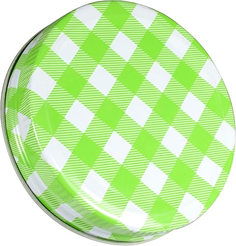 Miniatura 4 de Sunshine Mason Co - Tapas para tarros de una pieza, 6 piezas, color verde guinga