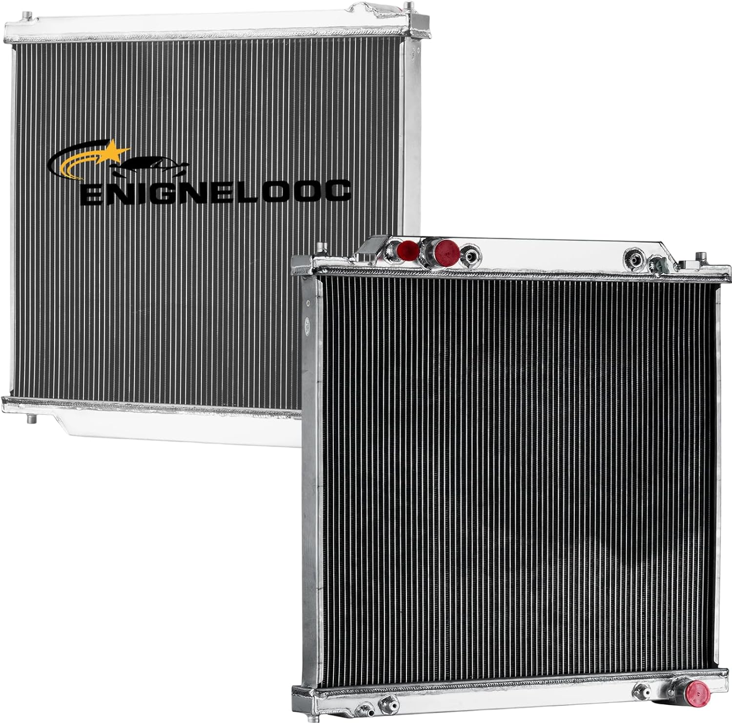 Aluminum Core Radiator For 1999-2004 Ford F250 F350 F450 F550 Super Duty F53 6.8L 7.3L 2000-2005 Excursion Radiador Automotive Replacement CC2171 Radiators