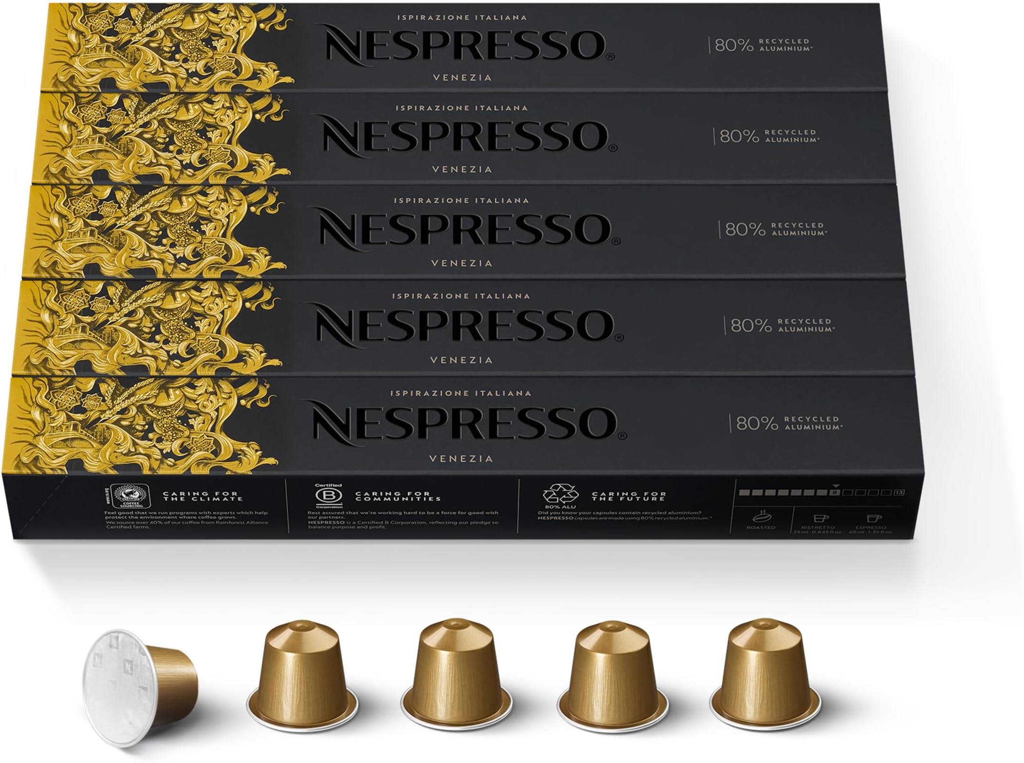 Original, Ispirazione Venezia, Medium Roast, 50-Count Coffee Pods