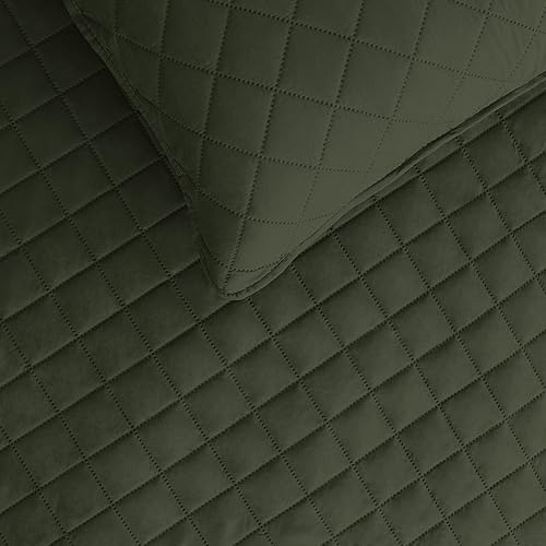 Miniatura 3 de Easy-Going - Juego de colcha reversible con 2 fundas de almohada, tamaño matrimonial o Queen, suave, resistente al agua y manchas, microfibra