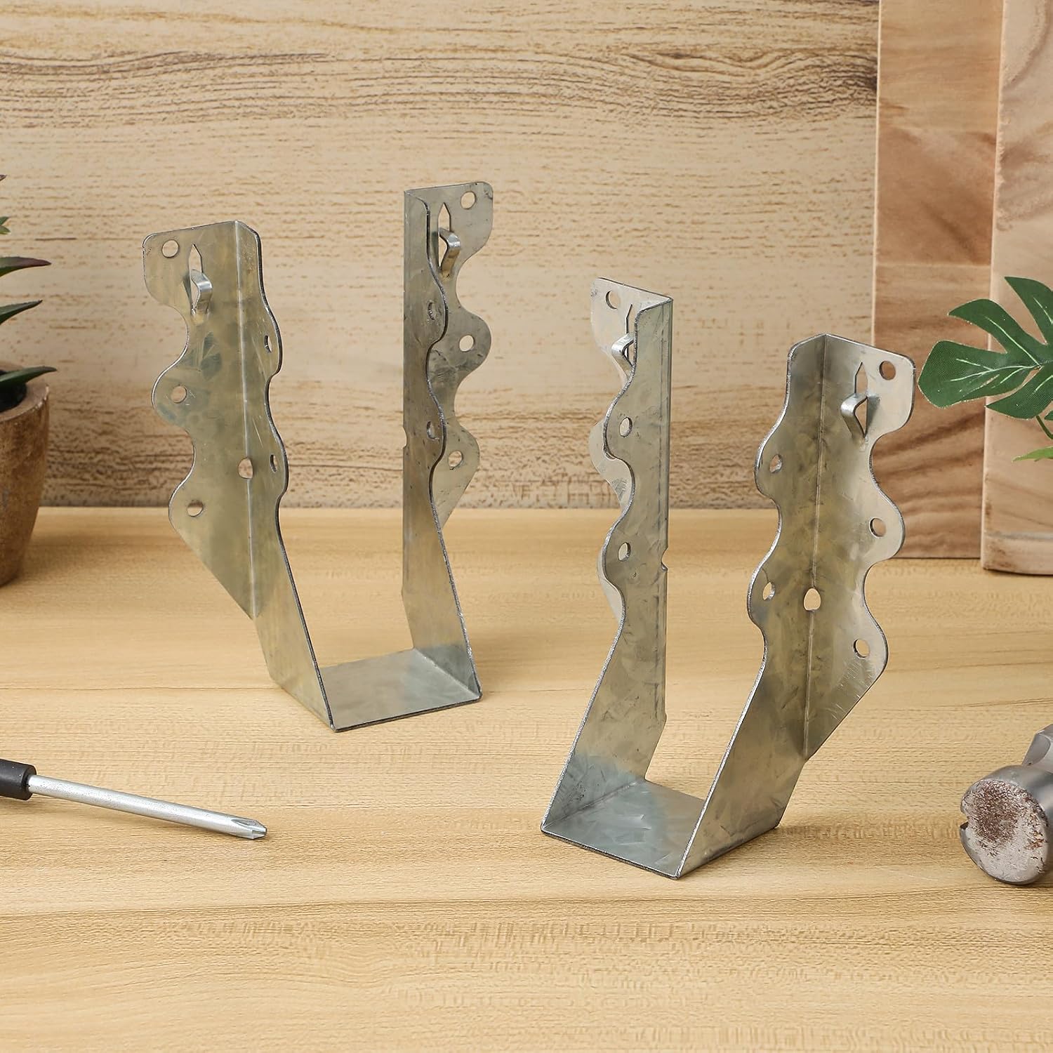 2x6 Inch Joist Hanger Face Mount 20pcs for Floor Deck