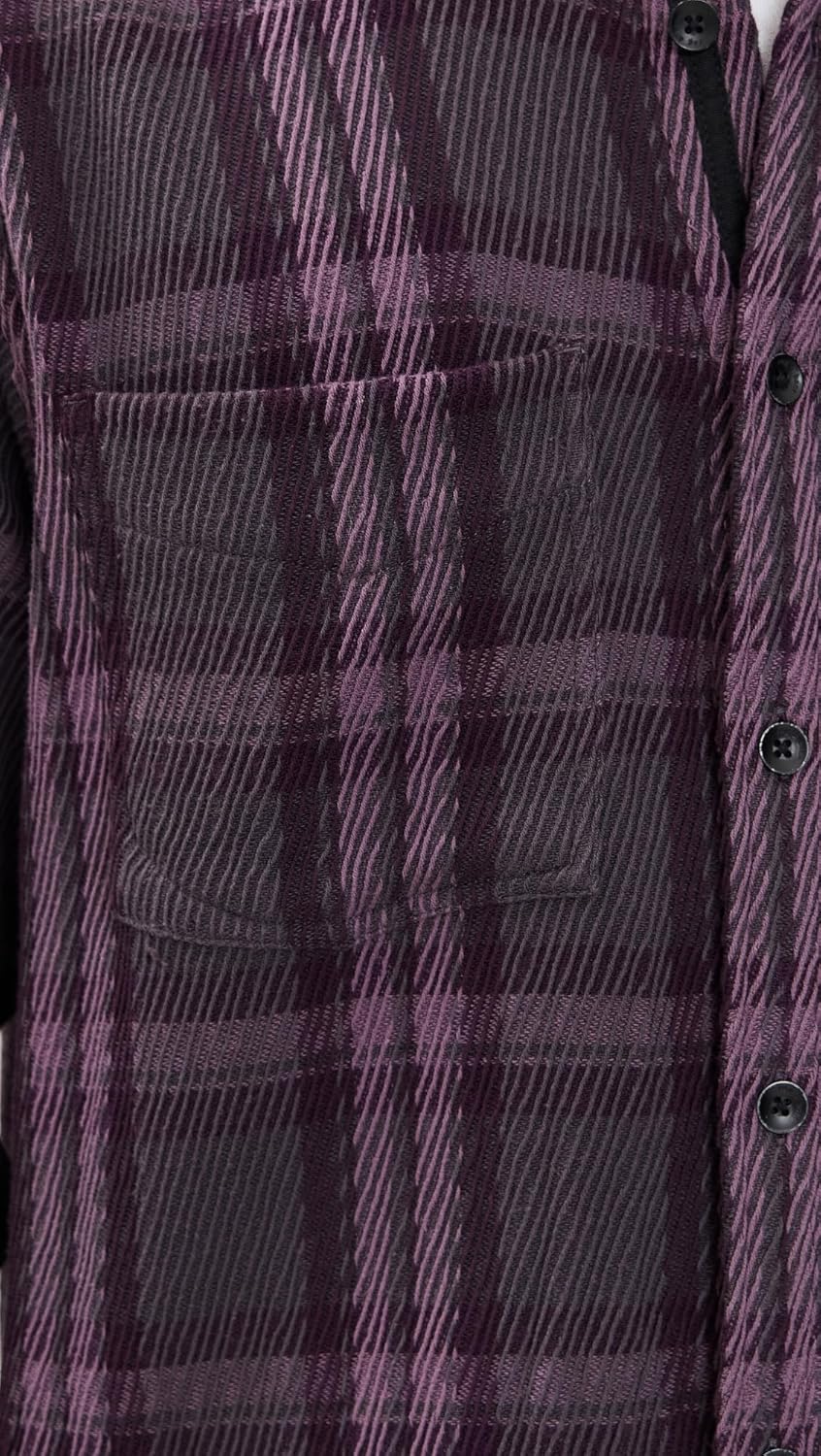 rag & bone Men's CPO Twill Plaid Shirt - Image 6
