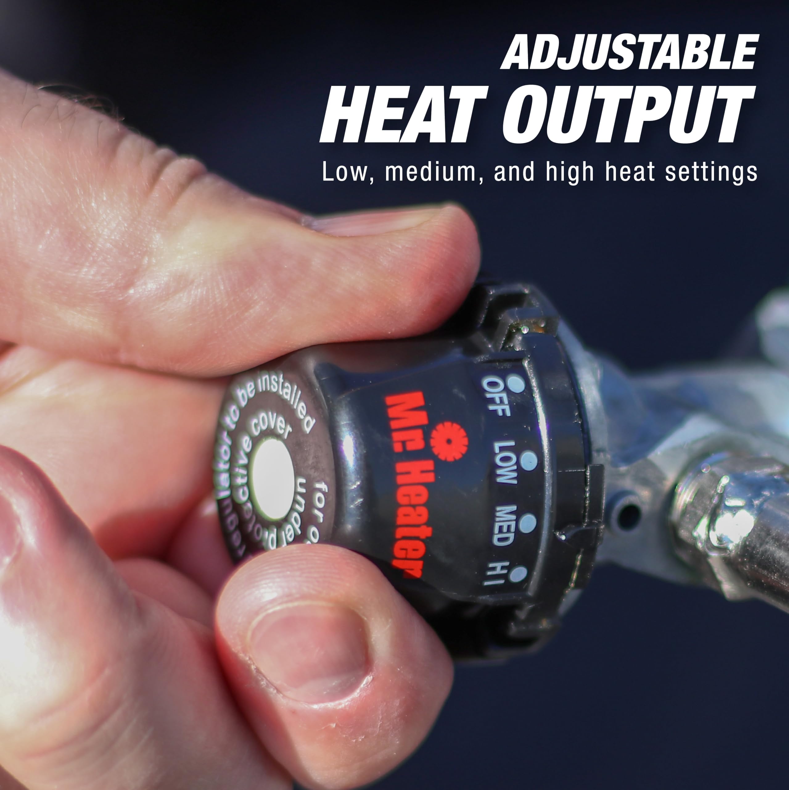 Mr. Heater F242300 Tank Top Heater/Cooker – 10,000-15,000 BTU, Uses 1 Lb. Propane Cylinder