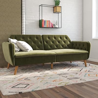 Novogratz Tallulah Green Memory Foam Futon product thumbnail