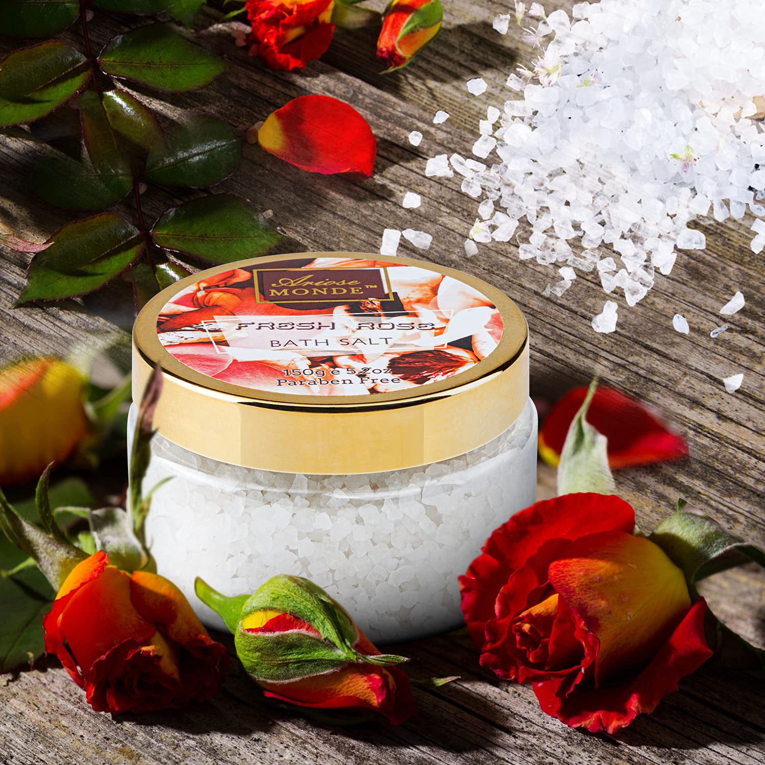 Bath and Body Gift Set for Women & Men, 10 Pcs Spa Gift Basket with Fresh Rose Scent, Includes Shower Gel, Bubble Bath, Body Lotion and Scrub, Bath Salt, Bath Bombs, Bath Puff, Bath Oil, and More : Beauty & Personal Care