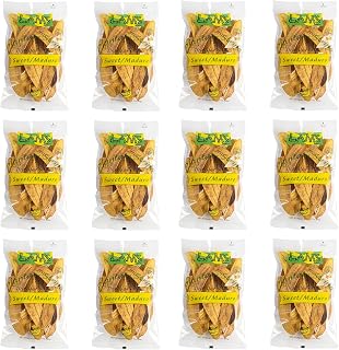Lam's Plantain strips | Vegetable snacks | 2.1oz | 60g | Healthy snacks | Gluten Free | Banana Chips (Sweet/Maduro) | All Natural (pack 12)