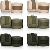 Junkin 6 Pairs 180" Boxing Hand Wraps for Men & Women - Wrist Protection for Kickboxing, Muay Thai, MMA, Karate