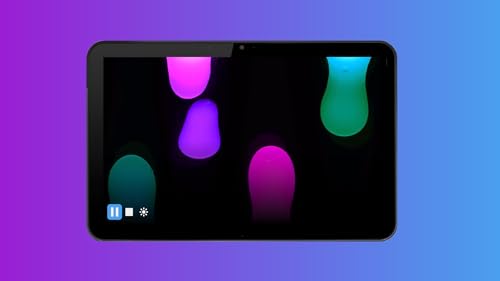 Lâmpada de Lava Serenidade: Lâmpada de Fluidos Virtuais & Lâmpadas de Cor Lava Abstratas Coloridas