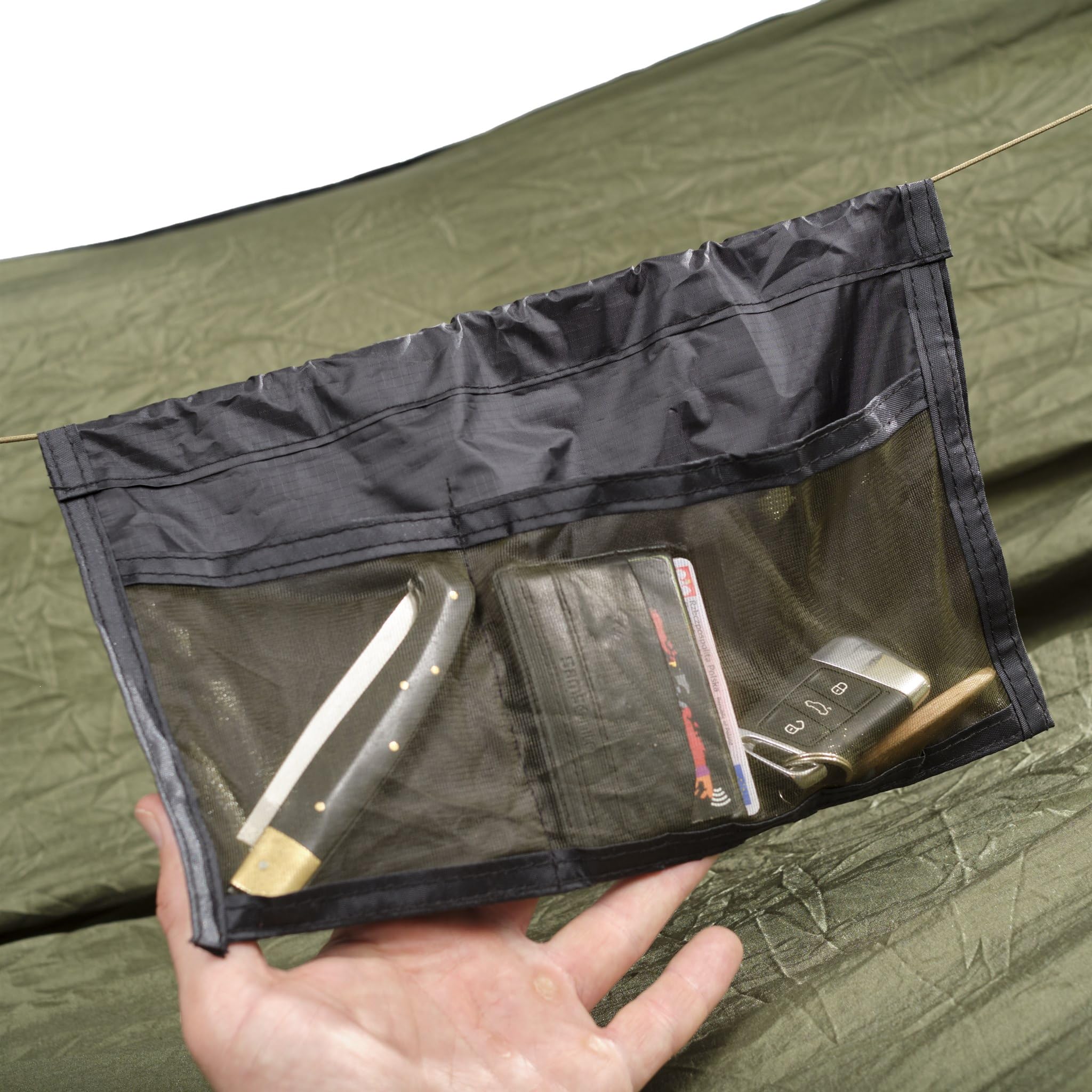 Hamaca con mosquitera, ligera y portátil, para excursiones en las montañas en el bosque, fácil montaje, camping, playa, senderismo, hamaca, exterior, 330 x 150 cm, 300 kg, color verde
