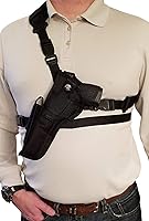 Vista 1 de Funda para pistola de pecho/hombro Se adapta a Ruger Mark II, III, IV en longitudes de barril de 4 a 10 pulgadas y otras pistolas de tamaño similar