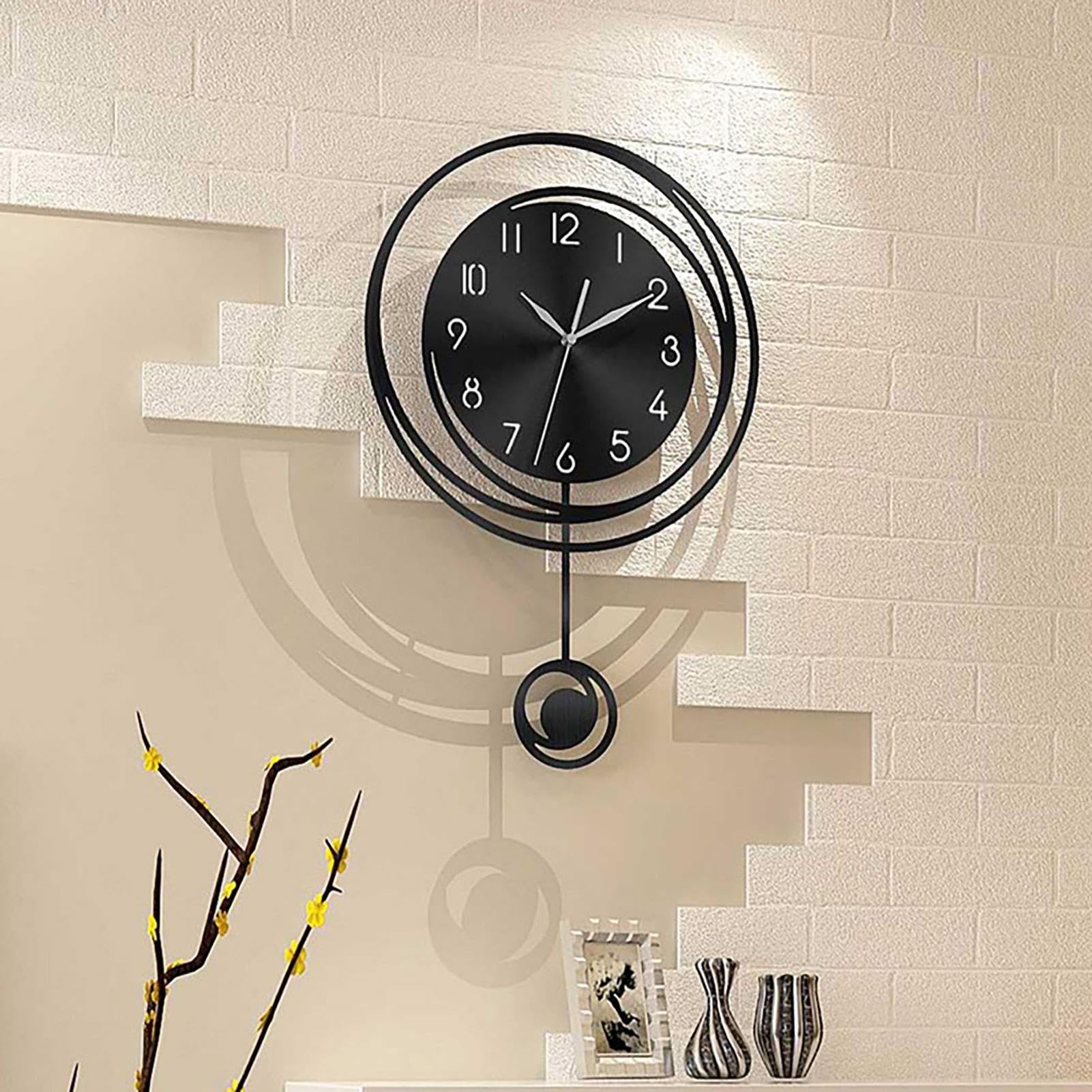 Generico Horloge murale en acrylique transparent design esthétique