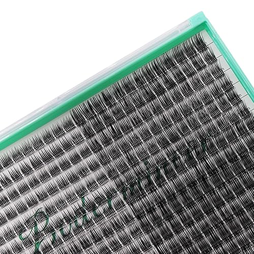 Miniatura 3 de Bodermincer XXXL Tray - 364 pestañas rizadas en racimo D de 0.47-0.55-0.630 pulgadas, longitud mixta, extensiones de pestañas en casa (rizo D