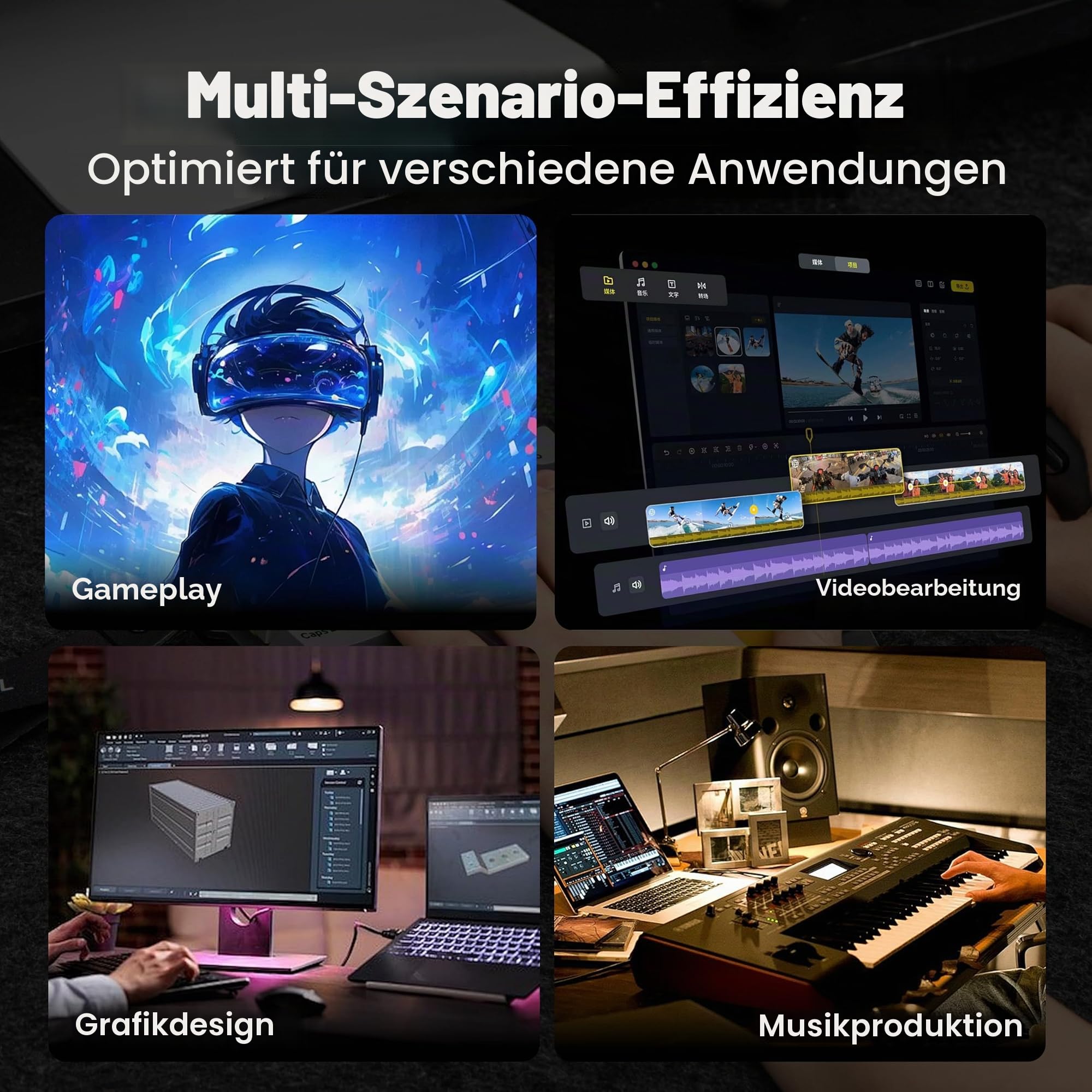 MechLands AK029 Einhändige Gaming-Tastatur, 8K-Abfrage, 29 Tasten