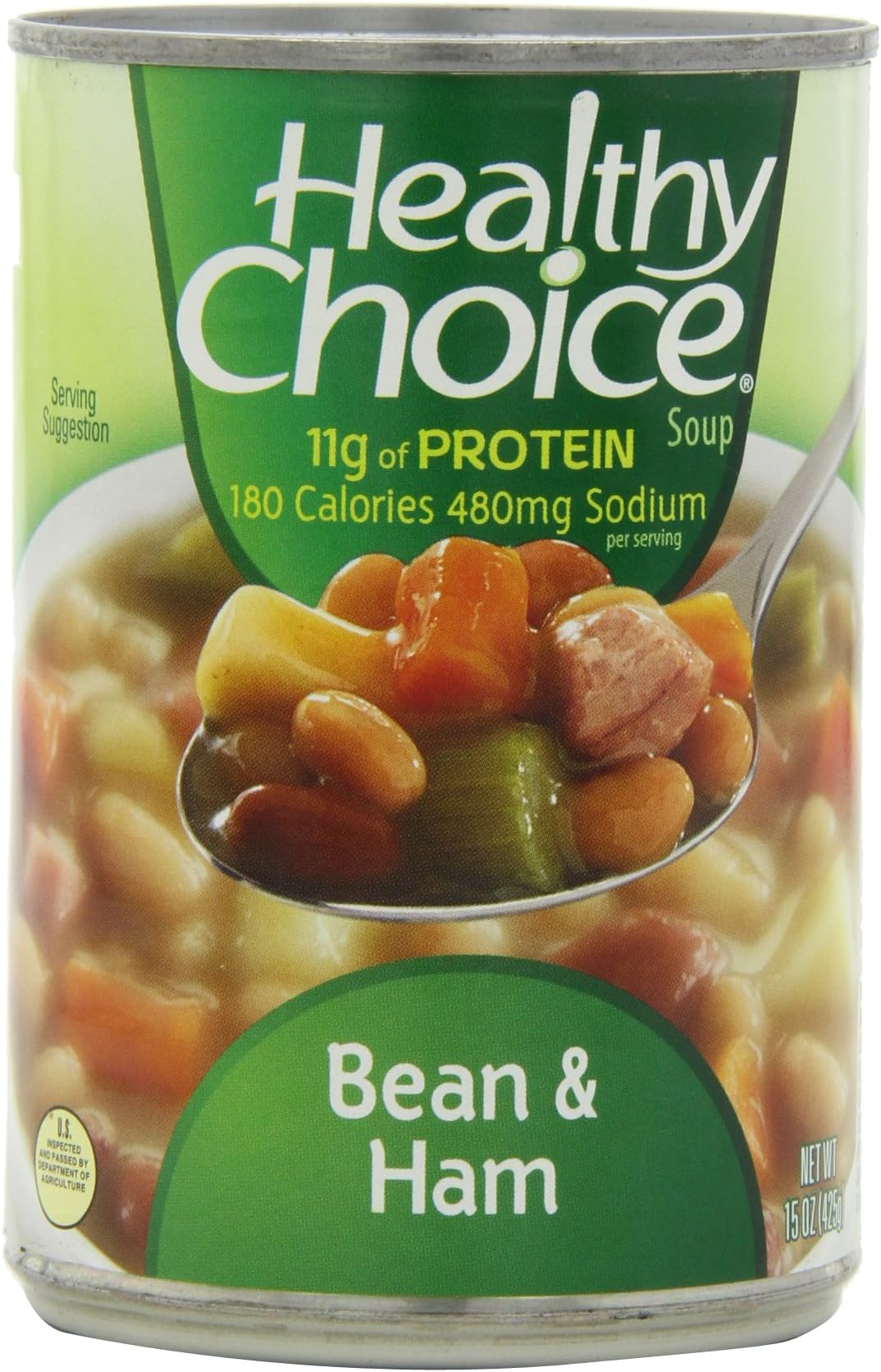 Healthy Choice Beans & Ham Soup, 15-Ounce Cans (Pack of 12)