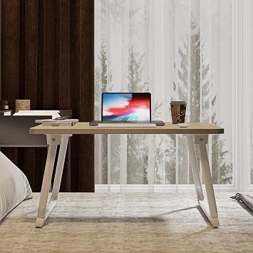 2023 NEW Multi-Functional Folding Table Folding Desk Table Single Living Table, Folding, Compact, Small, Large Capacity Surface, Simple Type, Completed Product Beige, Length 70*Width 48cm | 幅70×奥行48×高さ30cm 大容量天板 安定性が高い 角が丸い 床傷防止パッド 4cm超薄型収納 リビング|寝室|作業|学習|食事 多シーン対応
