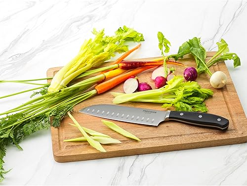 Miniatura 4 de GoodCook Cuchillo Santoku de precisión de 7"