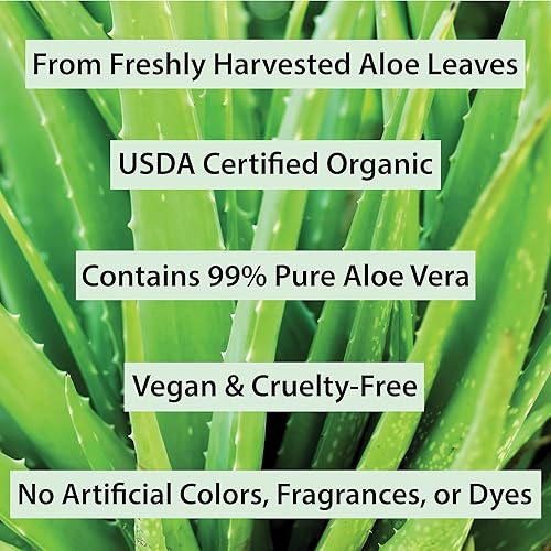 Miniatura 4 de Gel de aloe vera Amara Organics orgánico, aloe prensada, en frío, de 8 onzas líquidas