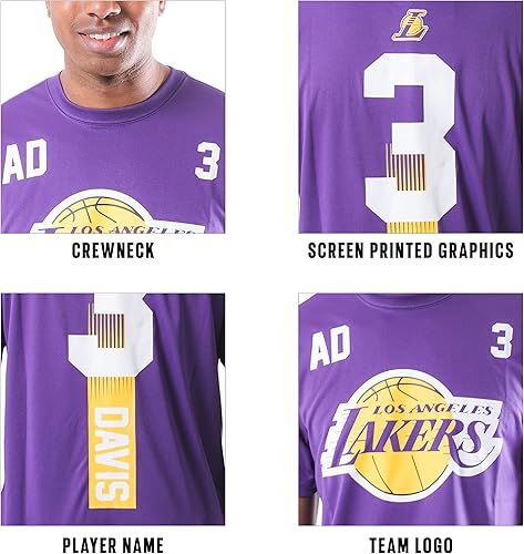 Miniatura 8 de Ultra Game NBA Players - Camiseta deportiva de secado rápido para hombre