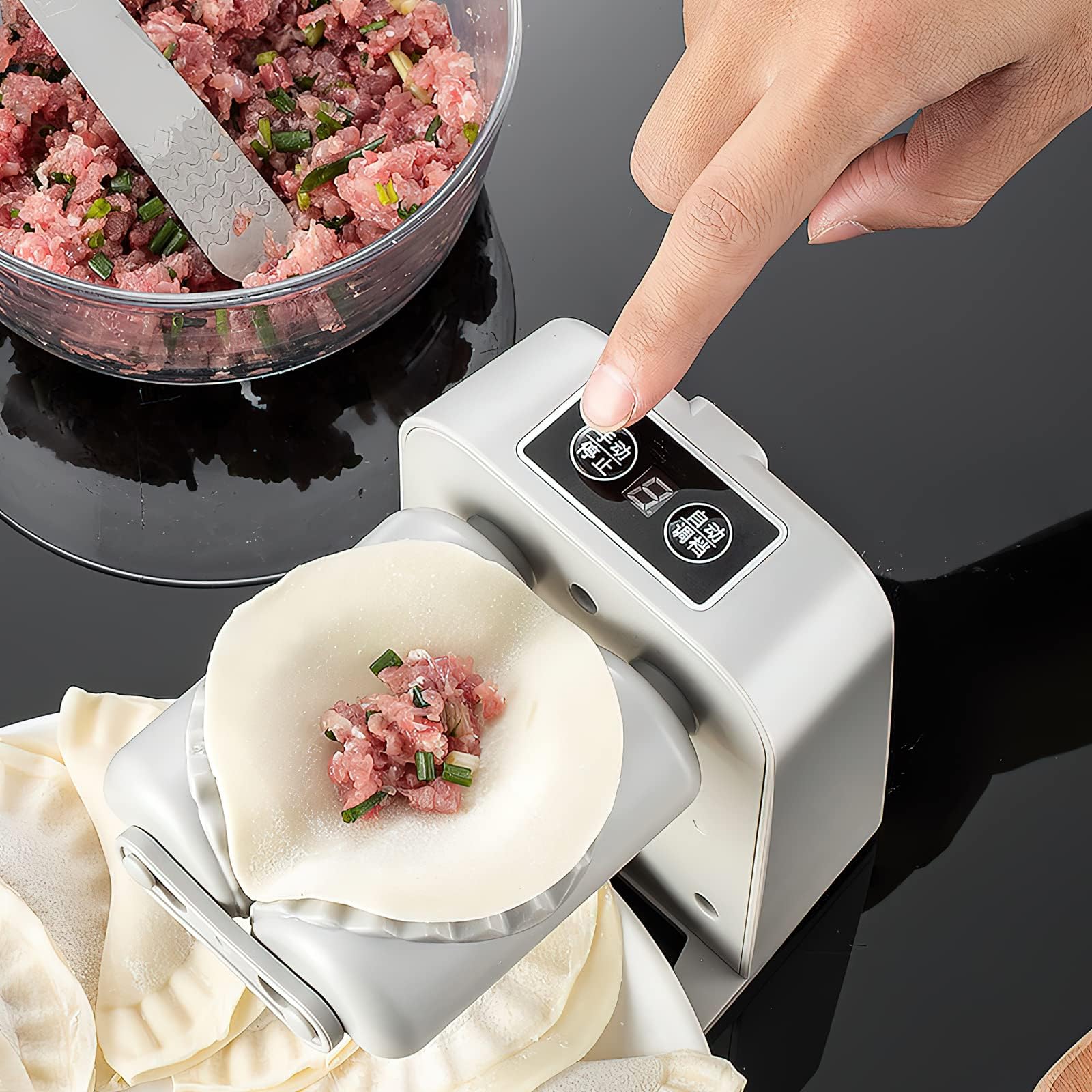 Stampo per Ravioli, Automatica Ravioli Gnocchi Maker Ravioli Stampi Prepara Rapidamente Gnocchi Empanadas Per La Macchina Per Gnocchi In Casa e Cucina Acciaio Inox Accessories