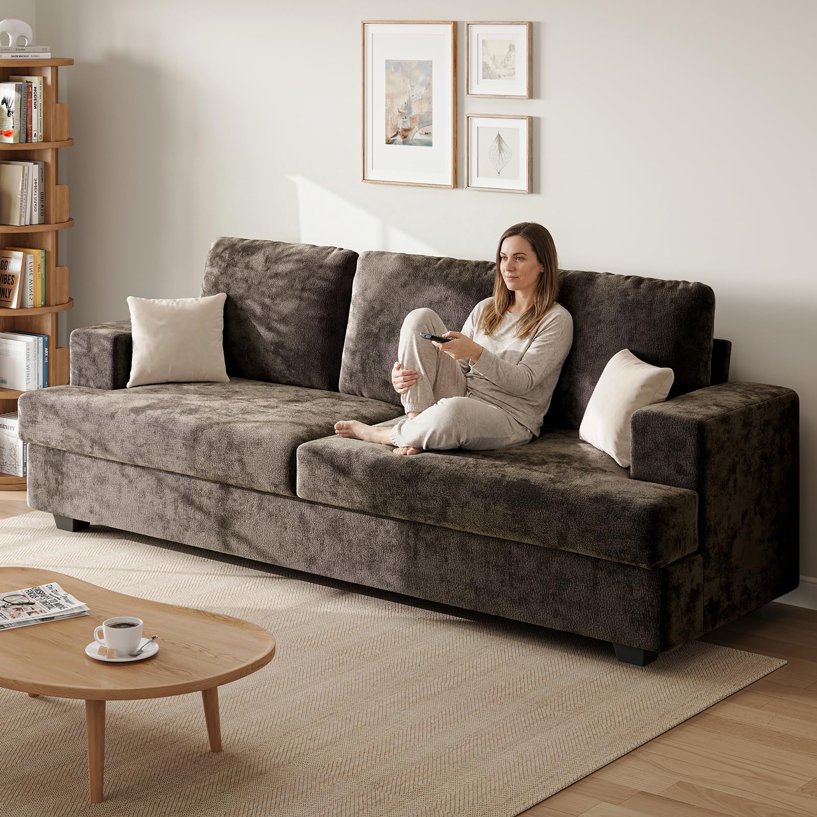 Comkei 89 Inch Deep Seat Couch