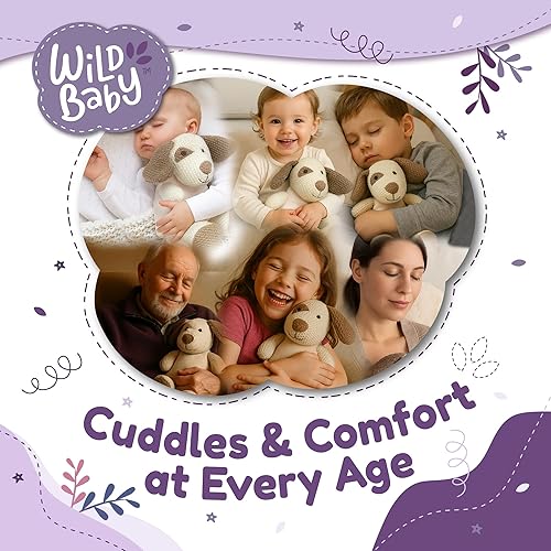 Miniatura 8 de WILD BABY Peluche para microondas y con peso, animal de peluche para perro para mayor comodidad y calidez, peluche suave y calentable para