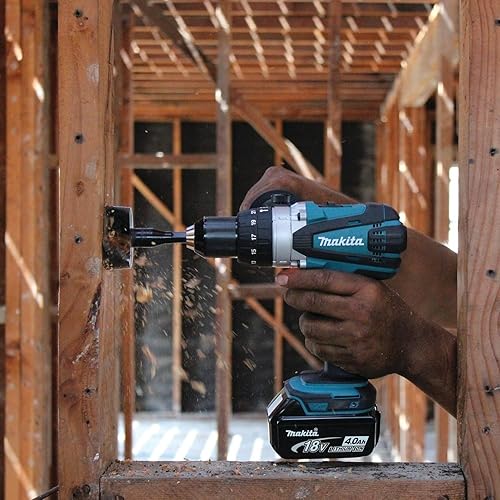 Miniatura 5 de Makita XPH03MB 18V LXT® Kit de taladro de martillo inalámbrico de iones de litio de 1/2" (4.0Ah)