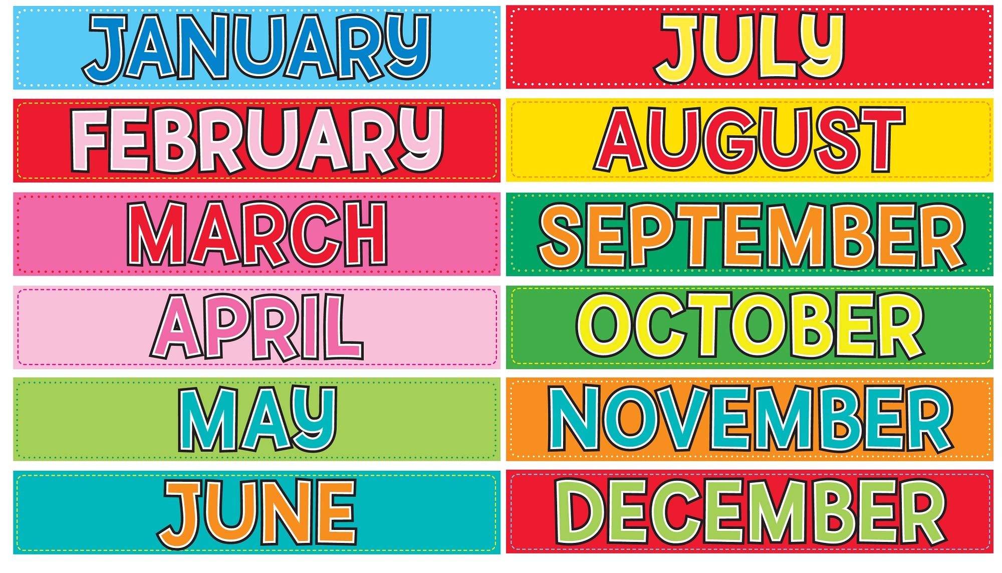 Month Calendar Cards- - Image 2