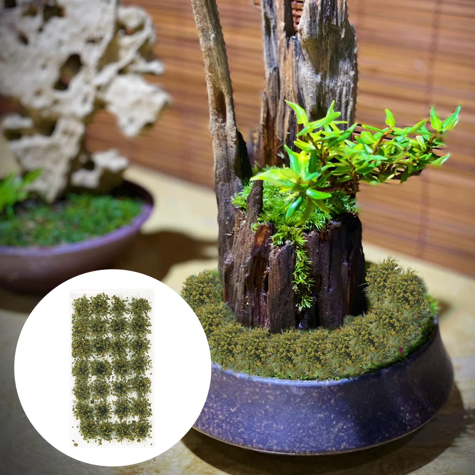 HEATSHAKING 6 Piezas Árboles de Paisaje para Decoración de Mesas de Arena Miniaturas de Árboles Simuladores para Micro de Altura con Base