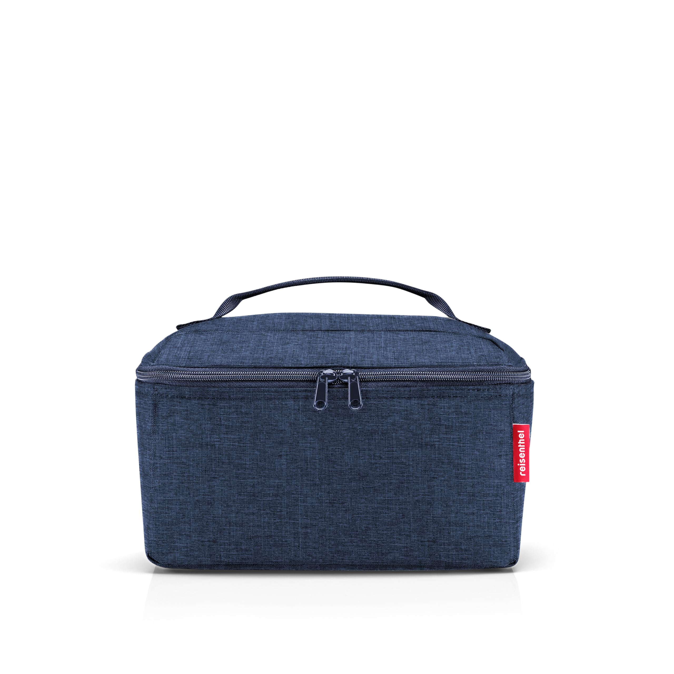 reisenthel Beautycase Square Toiletry Bag Luggage Organizer Cosmetic Bag, Twist Navy, Standard Size, Contemporary