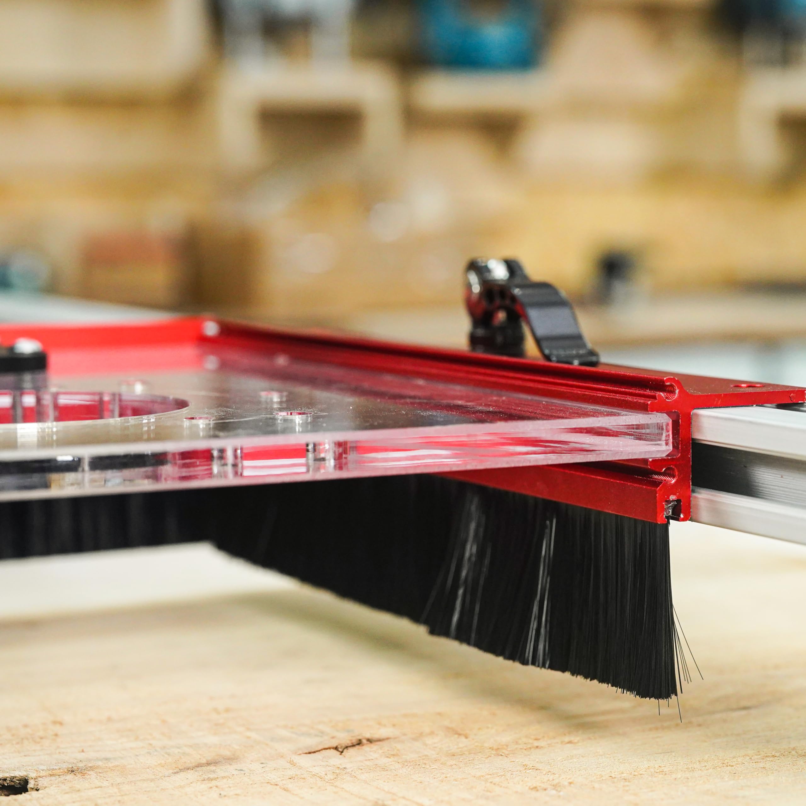 SpeTool Copertura per collettore di polvere per frese piatte, interfaccia di raccolta della polvere da 2 a 15/32", collegare l'aspirapolvere, accessori per l'appiattimento della piastra compatibile