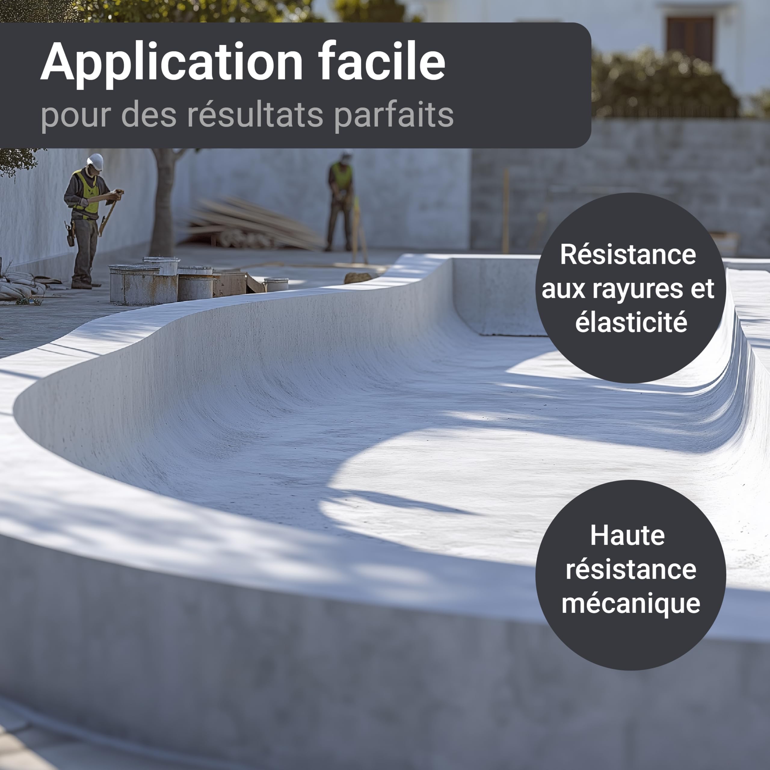 WO-WE Apprêt d'adhérence spécial pour peinture de piscine SL708-2,5 kg - 4