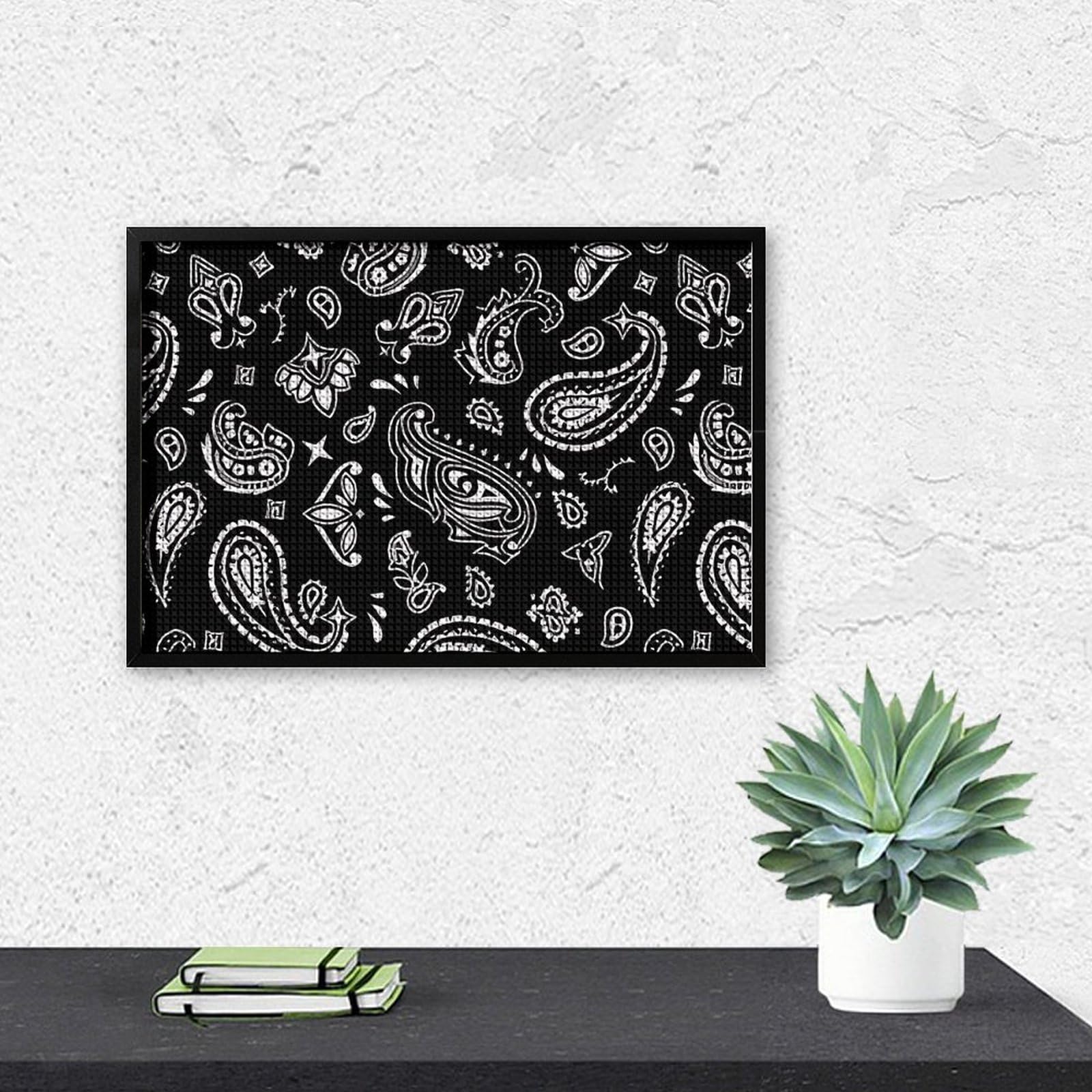 ペイズリー柄のウォールアート Paisley-inspred Wall Art ペイズリー柄のウォールアート Paisley-inspred Wall Art