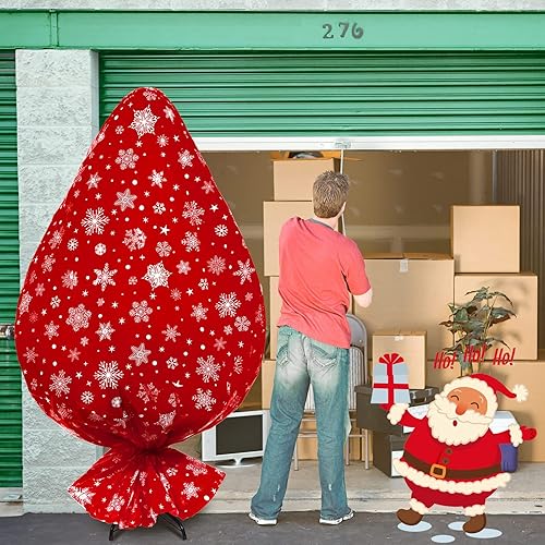 Miniatura 3 de Teling Bolsa grande de almacenamiento para árbol de Navidad, bolsa de plástico para quitar y desechar árbol de Navidad, bolsa de plástico, cubierta
