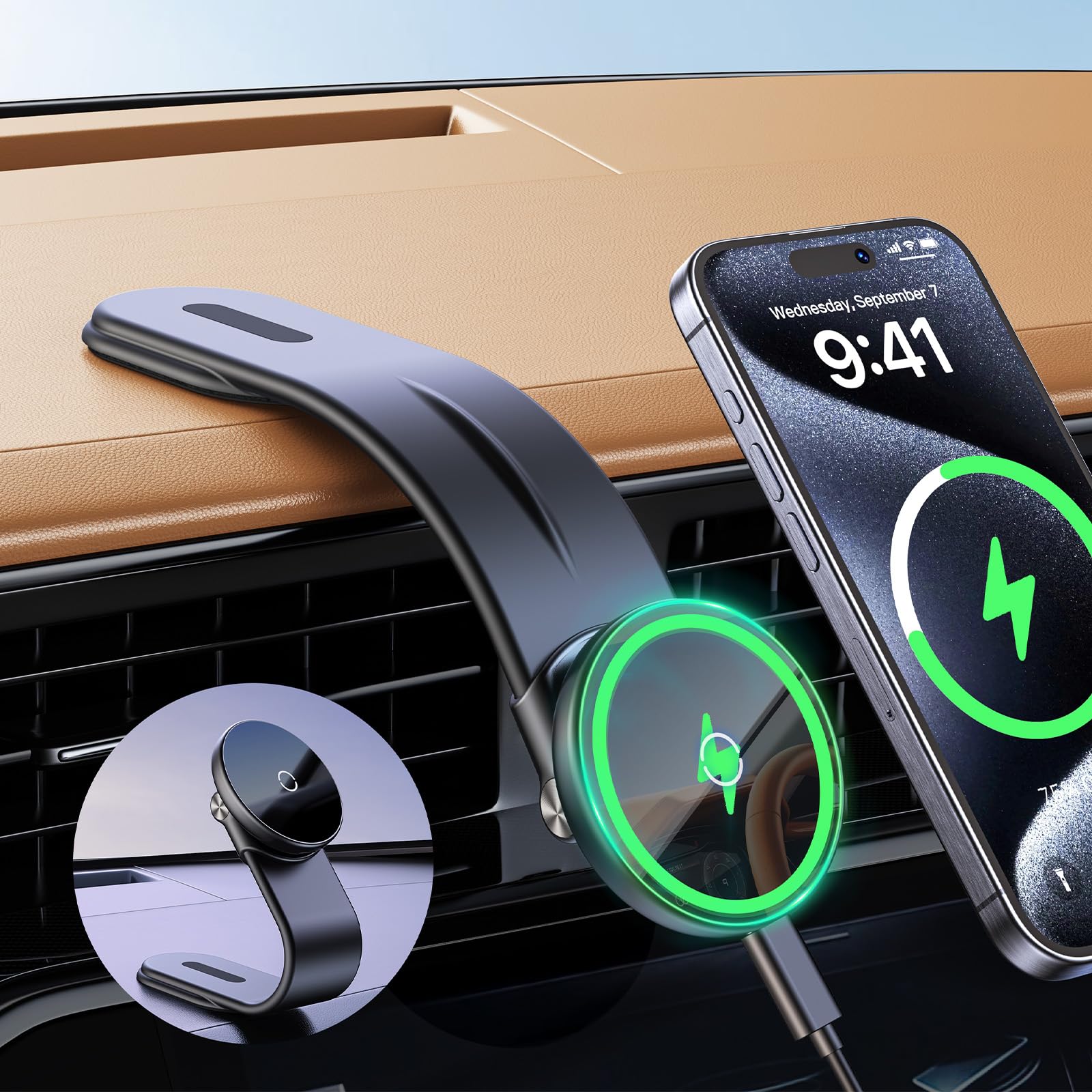 Handyhalterung Auto mit Ladefunktion